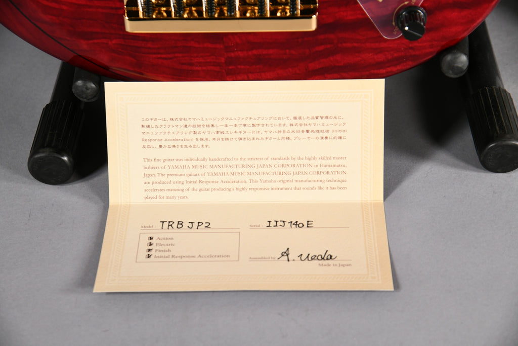 Yamaha TRBJP2 TDR John Patitucci Translucent Dark Red