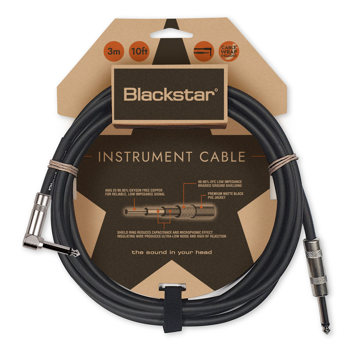 Blackstar Standard cable 3m straight/angled