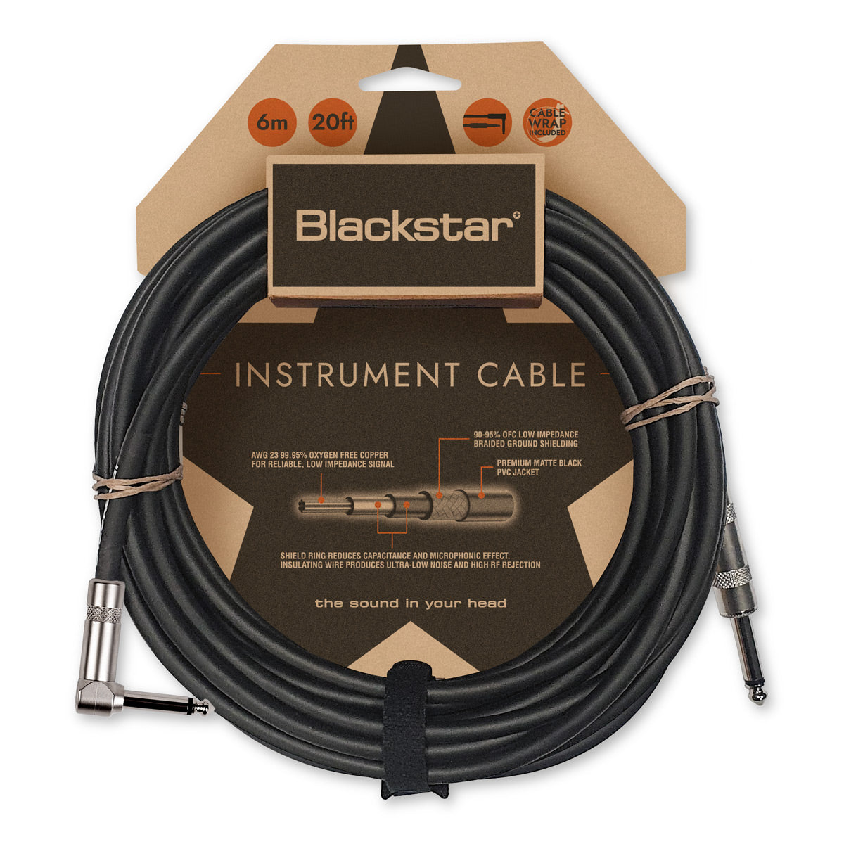 Blackstar Standard cable 6m str/ang