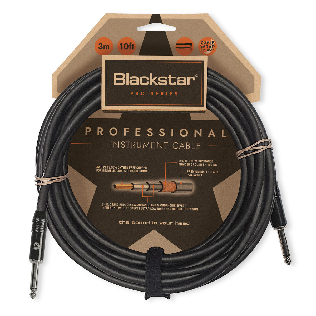 Blackstar Professional cable 3m str/str