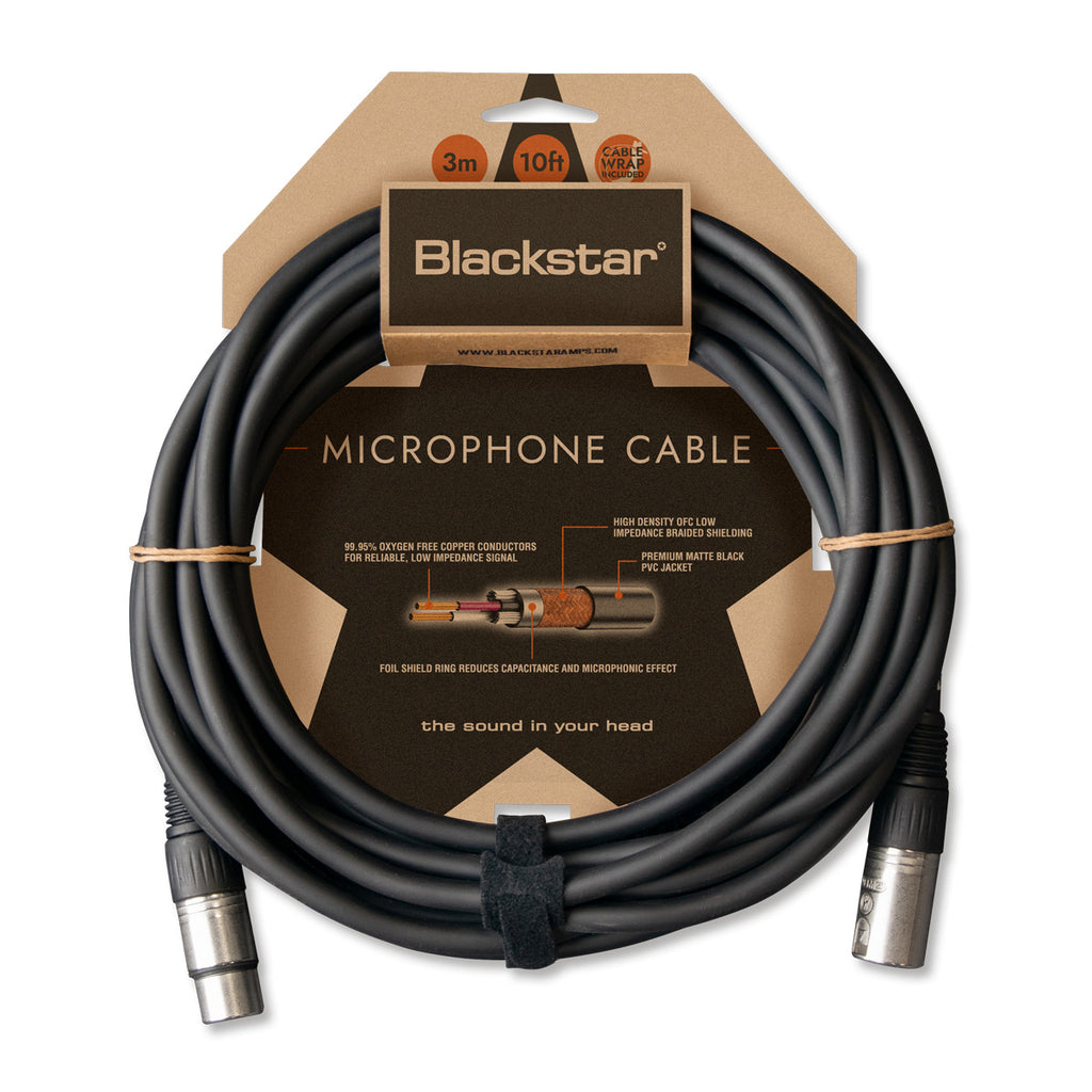 Blackstar Xlr cable 3m f/m