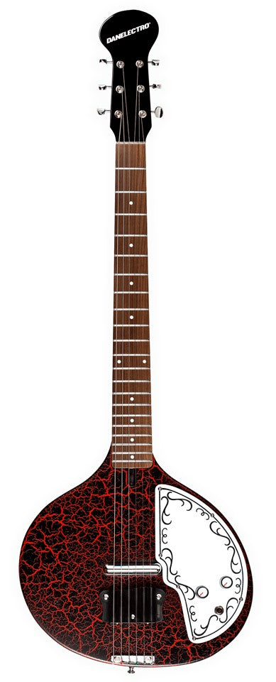 Danelectro Babysitar red crackle