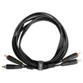 Udg gear U97003bl - ultimate audio cable set rca-rca straight black