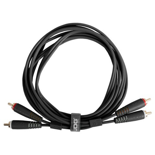 Udg gear U97003bl - ultimate audio cable set rca-rca straight black