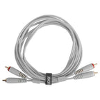 Udg gear U97003wh - ultimate audio cable set rca-rca straight white