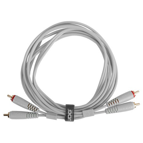Udg gear U97003wh - ultimate audio cable set rca-rca straight white