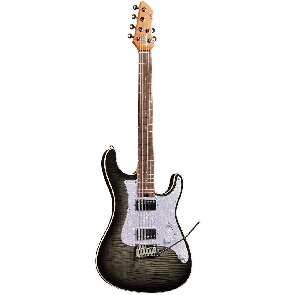Eko Guitars Fire 400 Aurora Flamed Grey Burst