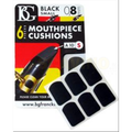 Bg A10S Mouthpiece Patches 0.8mm Black (6 pcs)