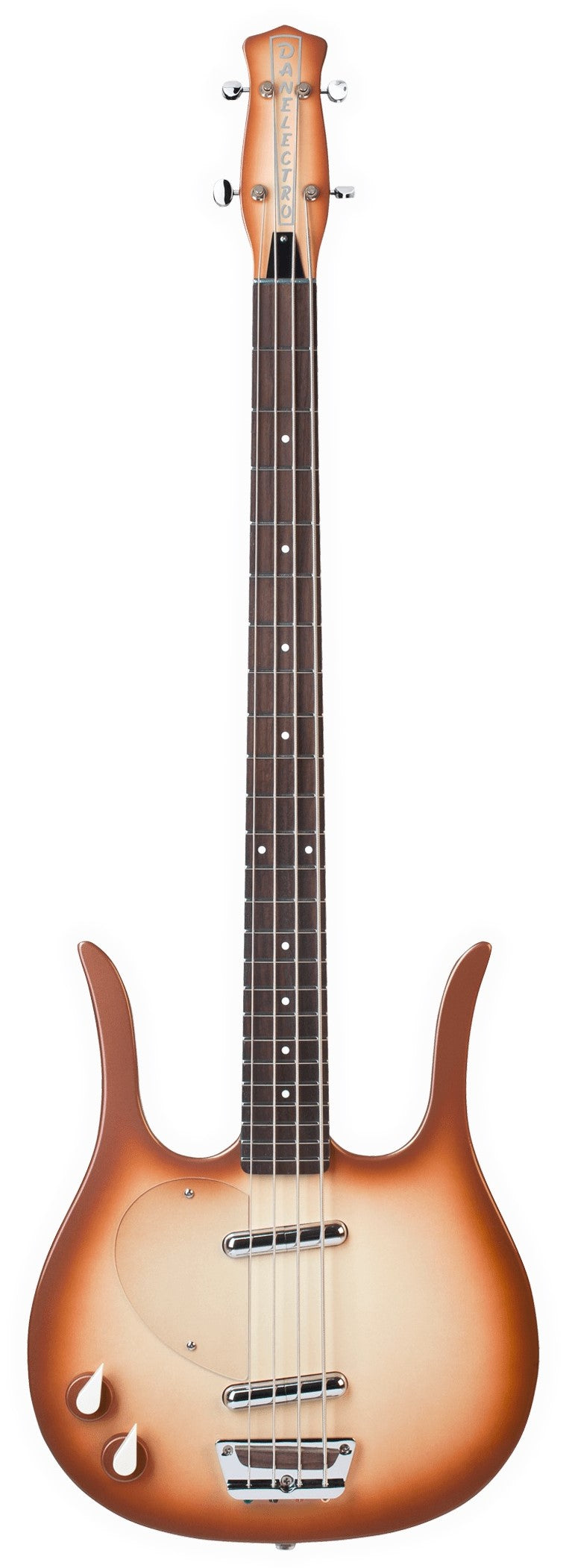 Danelectro 58 longhorn bass lefty-copper b