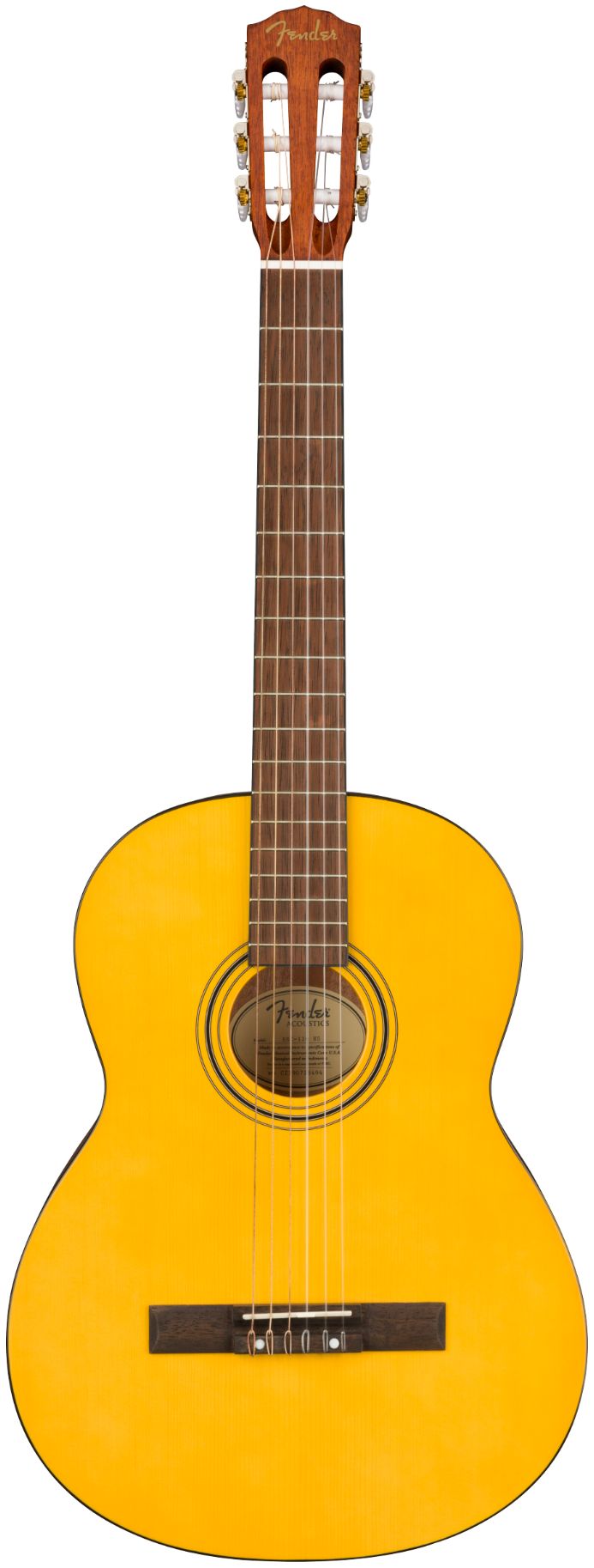 Fender Esc110 Classical Wide Neck Naturale Chitarra Classica
