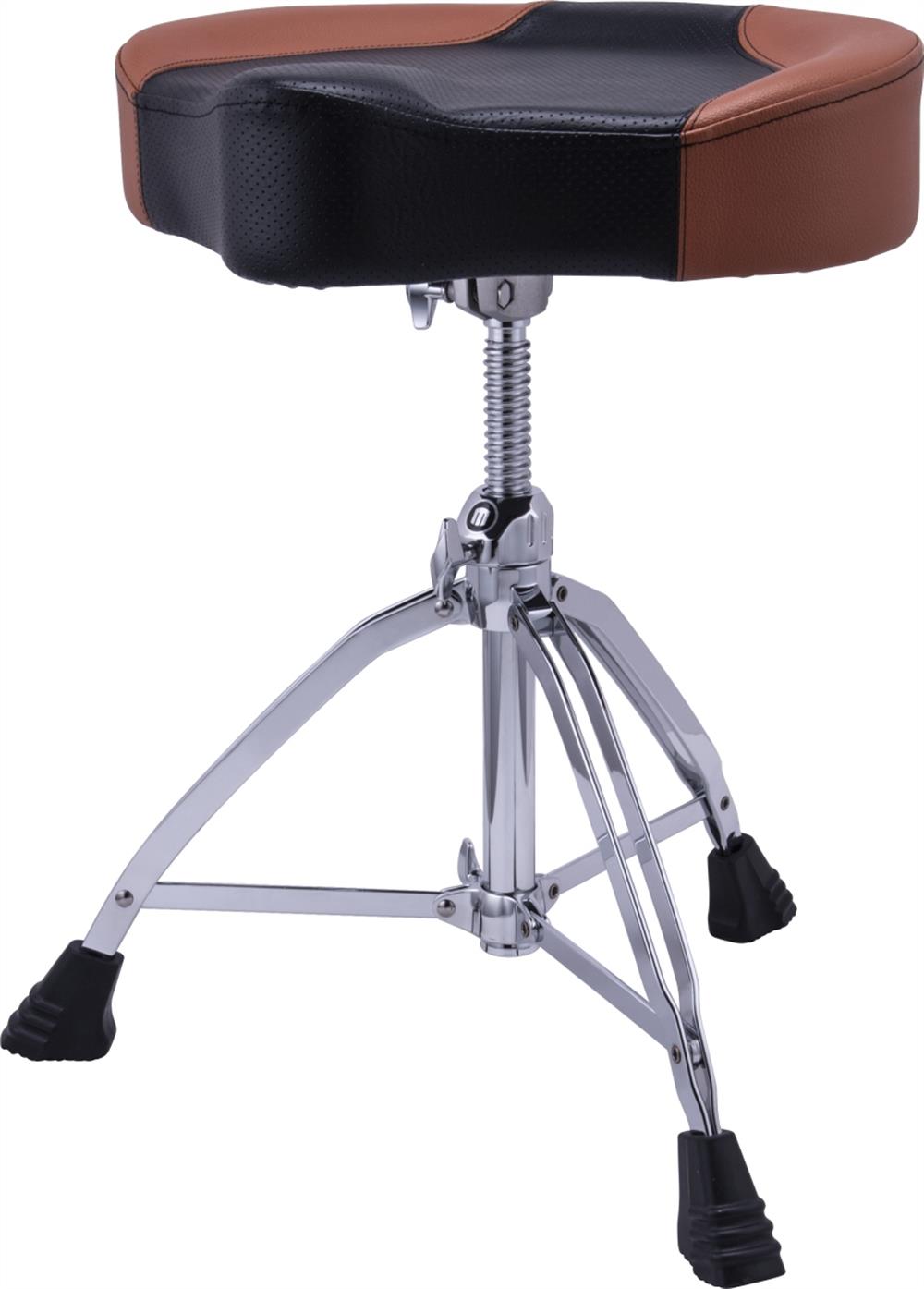 Mapex it T855br seggiolino a sella leatherette traspirante brown