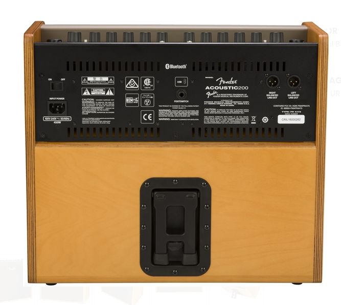 Fender Acoustic 200 Amplificatore Per Chitarra Acustica