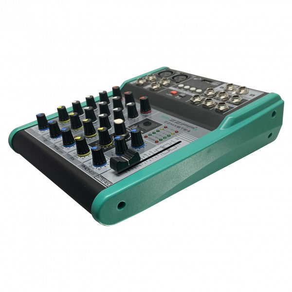 Zzipp Mixer Compatto 4 Canali con Multieffetto DSP e Bluetooth