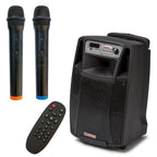 Audiodesign M2 12Wl Diffusore Portatile con 2 Microfoni Wireless