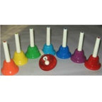 Domus Musica Set 8 Campane Colorate Intonate