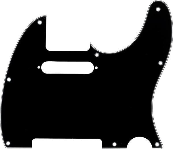 Fender Battipenna per Telecaster 8 Fori Black