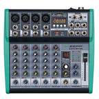 Zzipp Mixer Compatto 6 Canali con Multieffetto DSP e Bluetooth