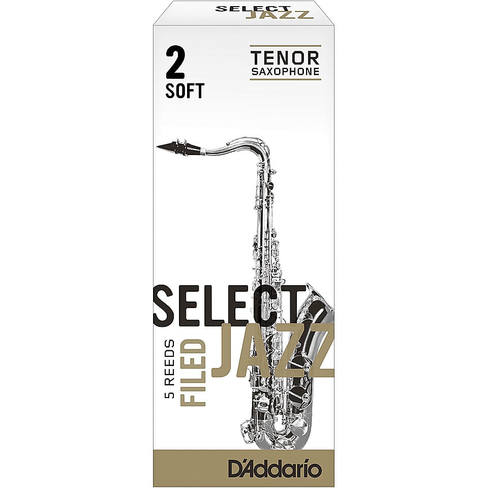 Rico 5 Tenor Saxophone Reeds Select Jazz 2S Filed