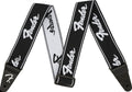 Fender Tracolla Bianca-Nera Con Logo