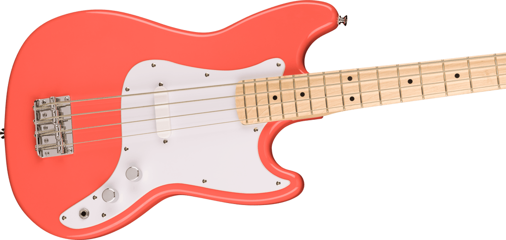 Squier Sonic Bronco Bass Maple ahitian Coral