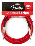 Fender Cavo 6Mt California Candy Apple Red