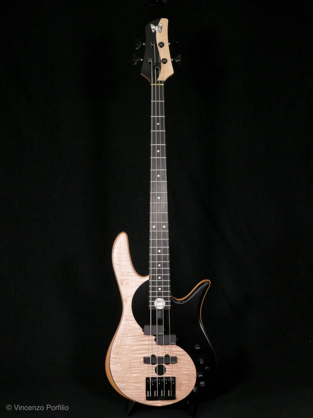 Fodera Yin Yang 4 Standard Satin Clear