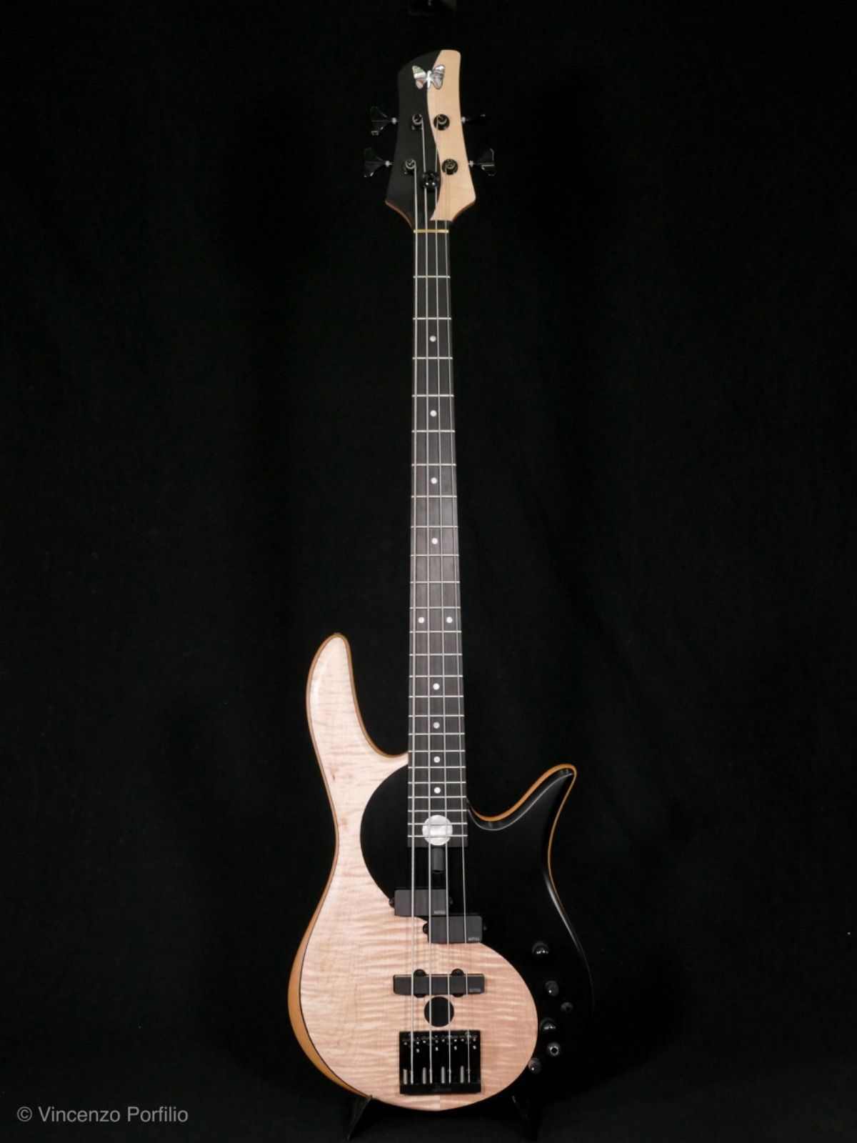 Fodera Yin Yang 4 Standard Satin Clear