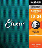 Elixir 11500 Nanoweb 80/20 Bronze Mandolin Strings 10-34