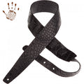Magrabo Tracolla Holes Holes HC Embossed Cocco Pros Nero 6 cm