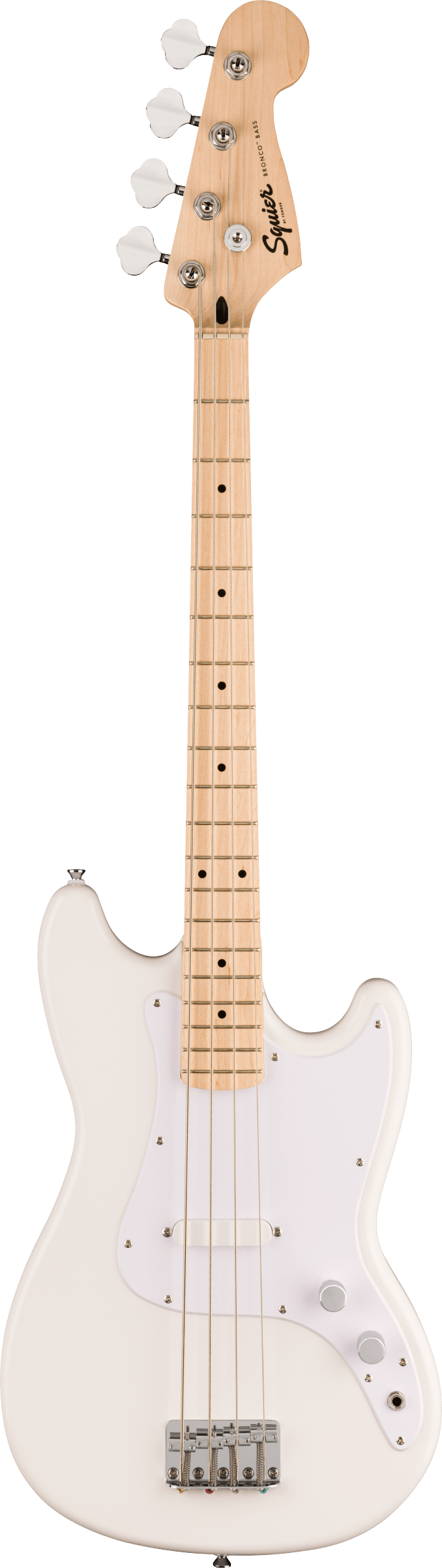 Squier Sonic Bronco Bass Artic White