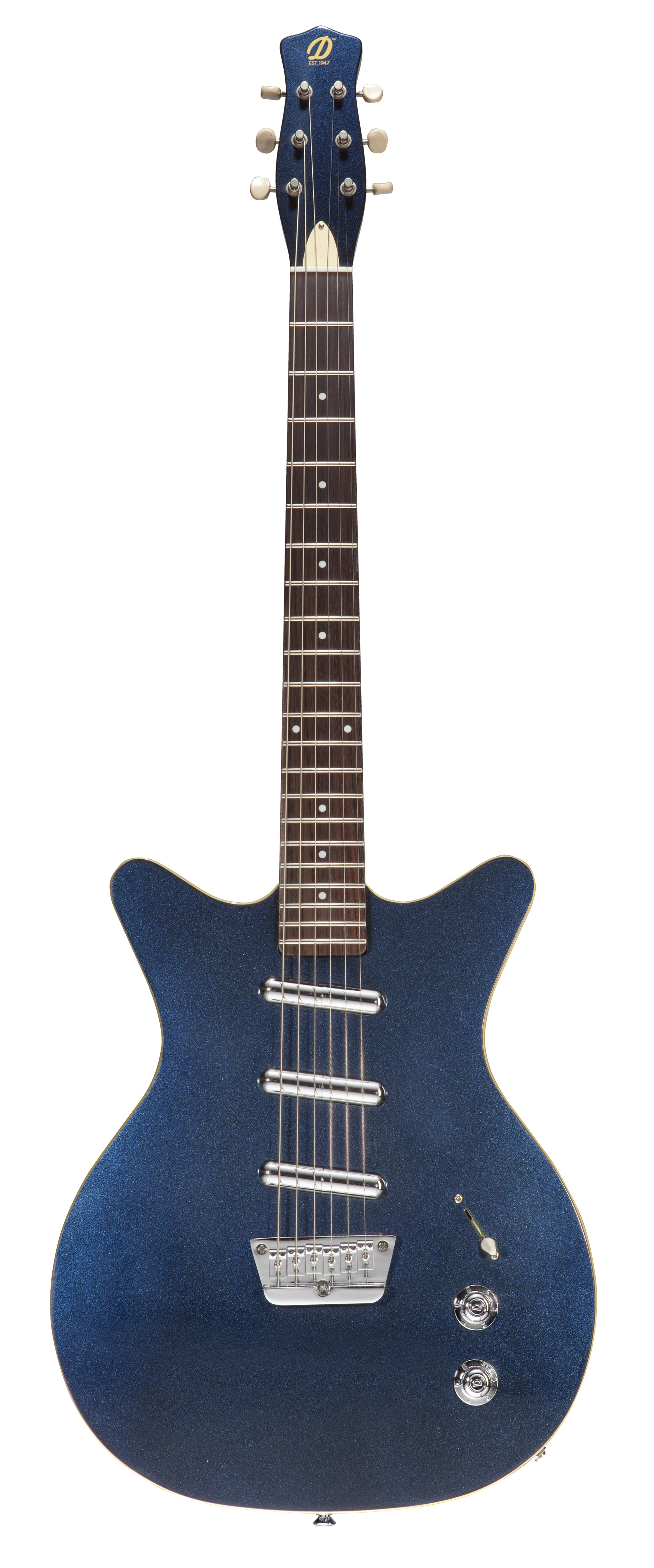 Danelectro 59 triple divine blue metallic