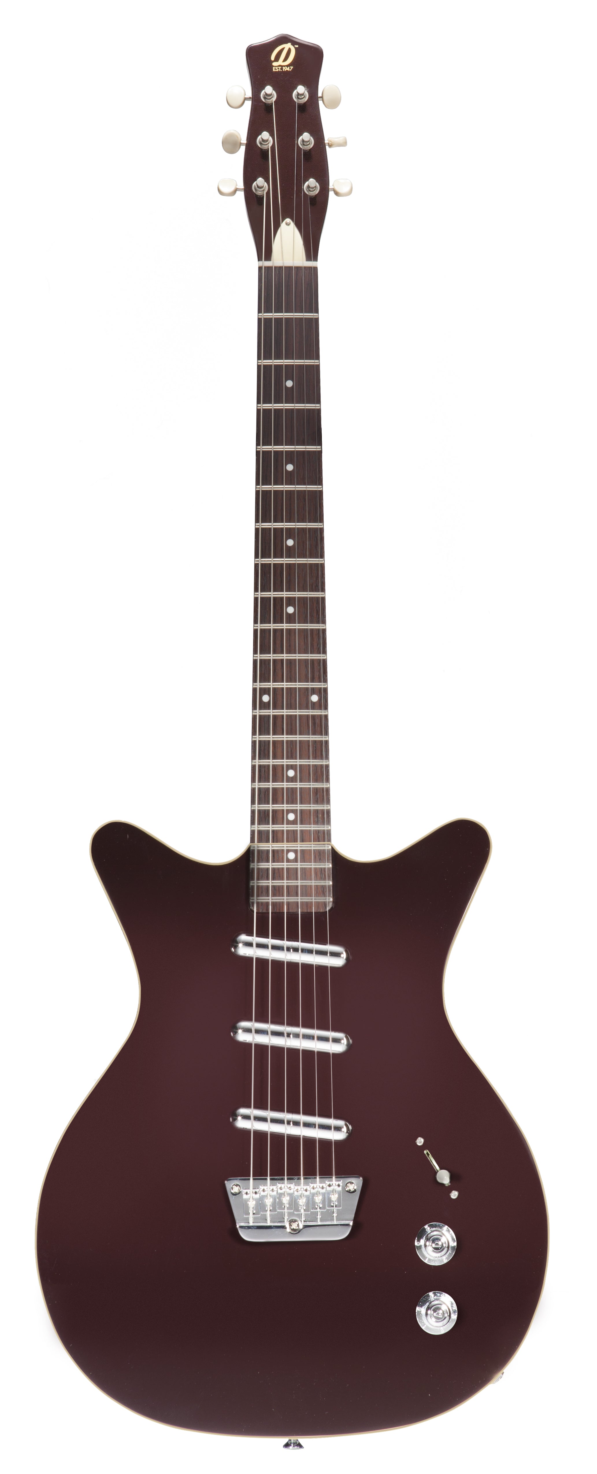 Danelectro 59 triple divine dark burgundy