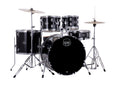 Mapex it Cm5294ftcdk comet rock 5 pezzi dark black con hardware e piatti