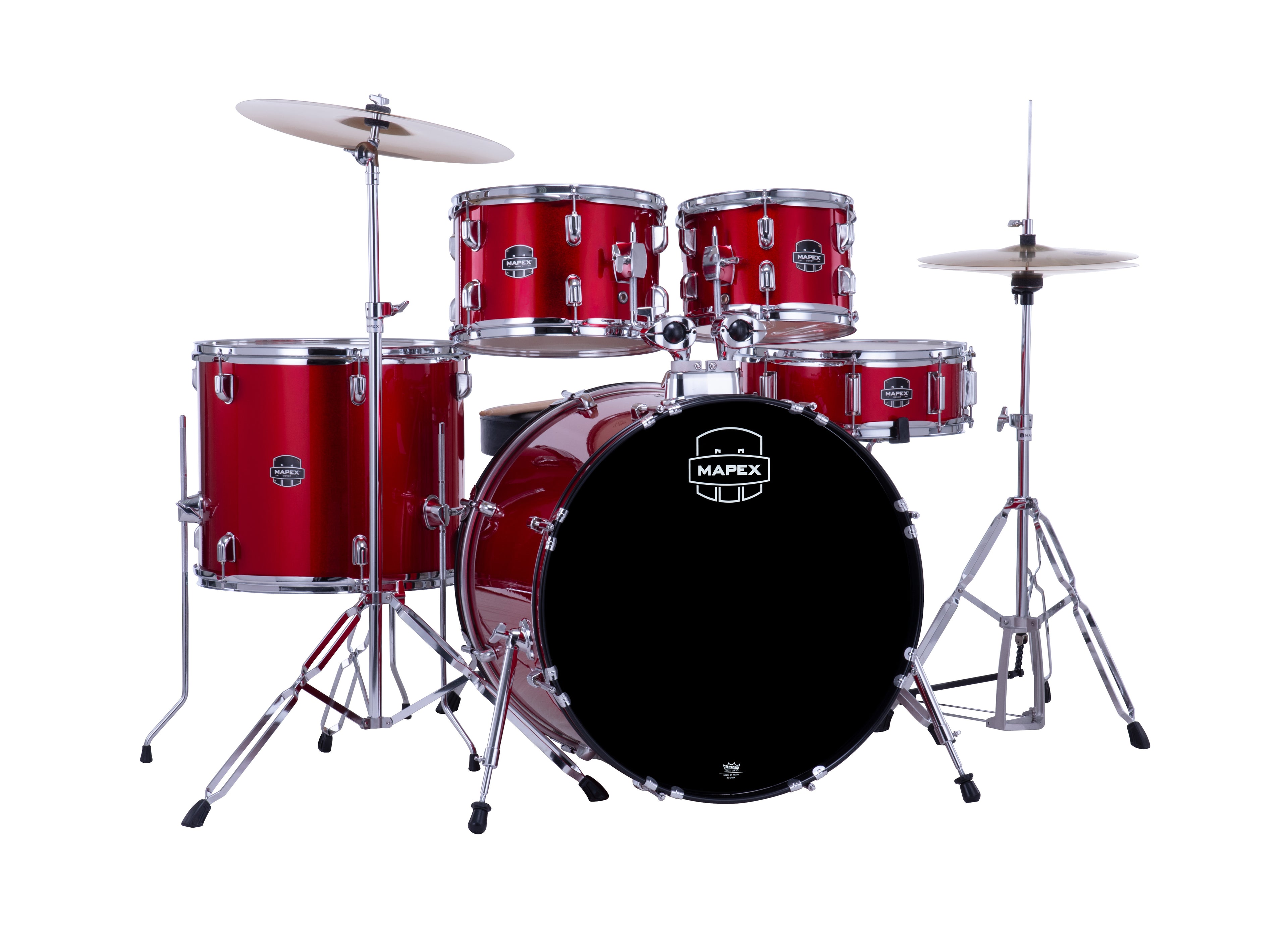 Mapex it Cm5294ftcir comet rock 5 pezzi infra red con hardware e piatti