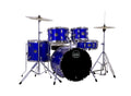Mapex it Cm5844ftcib comet junior 5 pezzi indigo blue con hardware e piatti