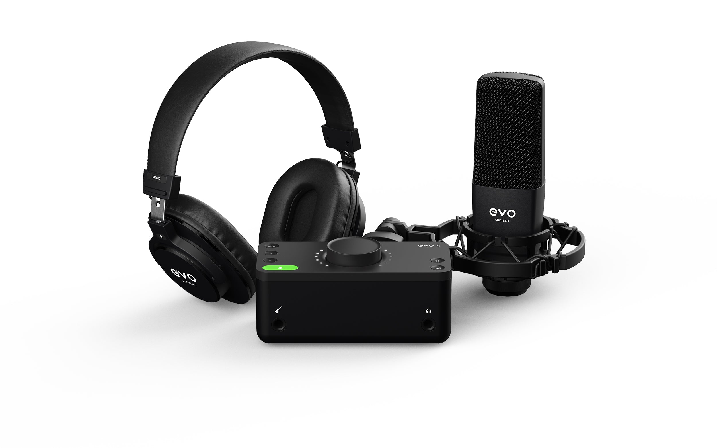 Audient italia Starter recording bundle evo4srb