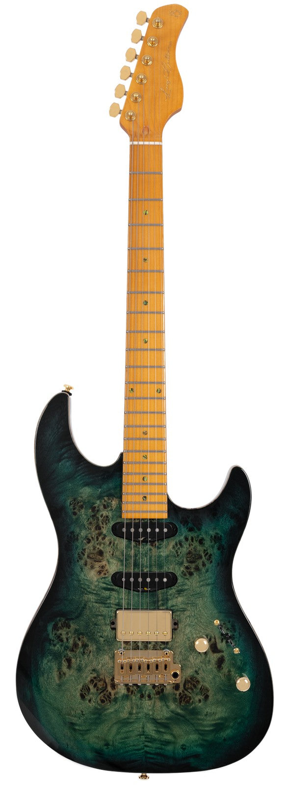 Sire guitars S10 HSS Trans Green