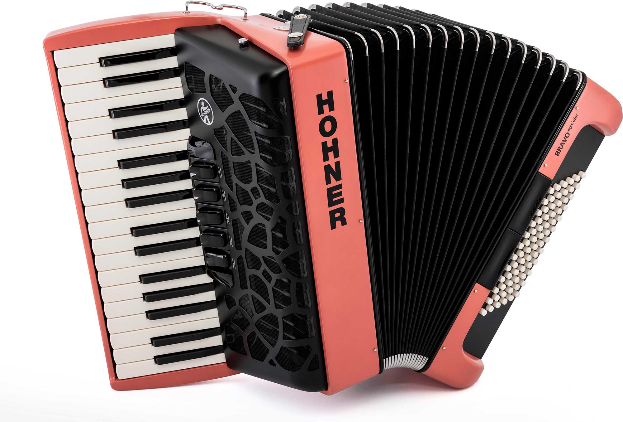 Hohner Bravo mycolor iii 72 fire (ral d2-020 50 30)
