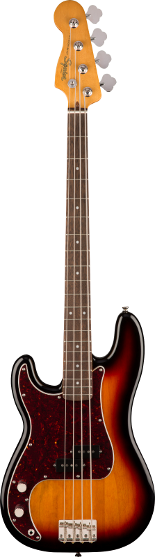 Squier Classic Vibe 60S Precision Bass Left Hand Mancino 3 Color Sunburst