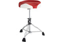 Dixon PSN-13RW - Drum Throne - Red/White Saddle Seat - Double Braced