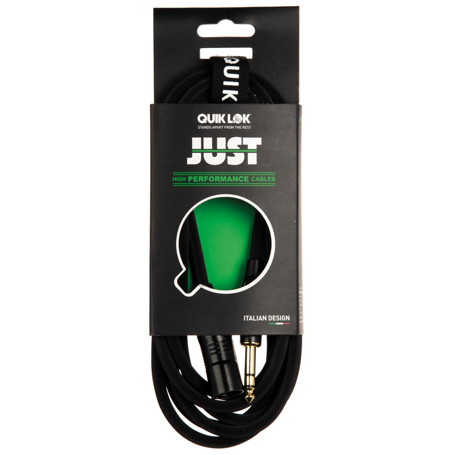 Quik Lok Just/MJS5 Cavo Xlr M Jack Stereo Mt 5