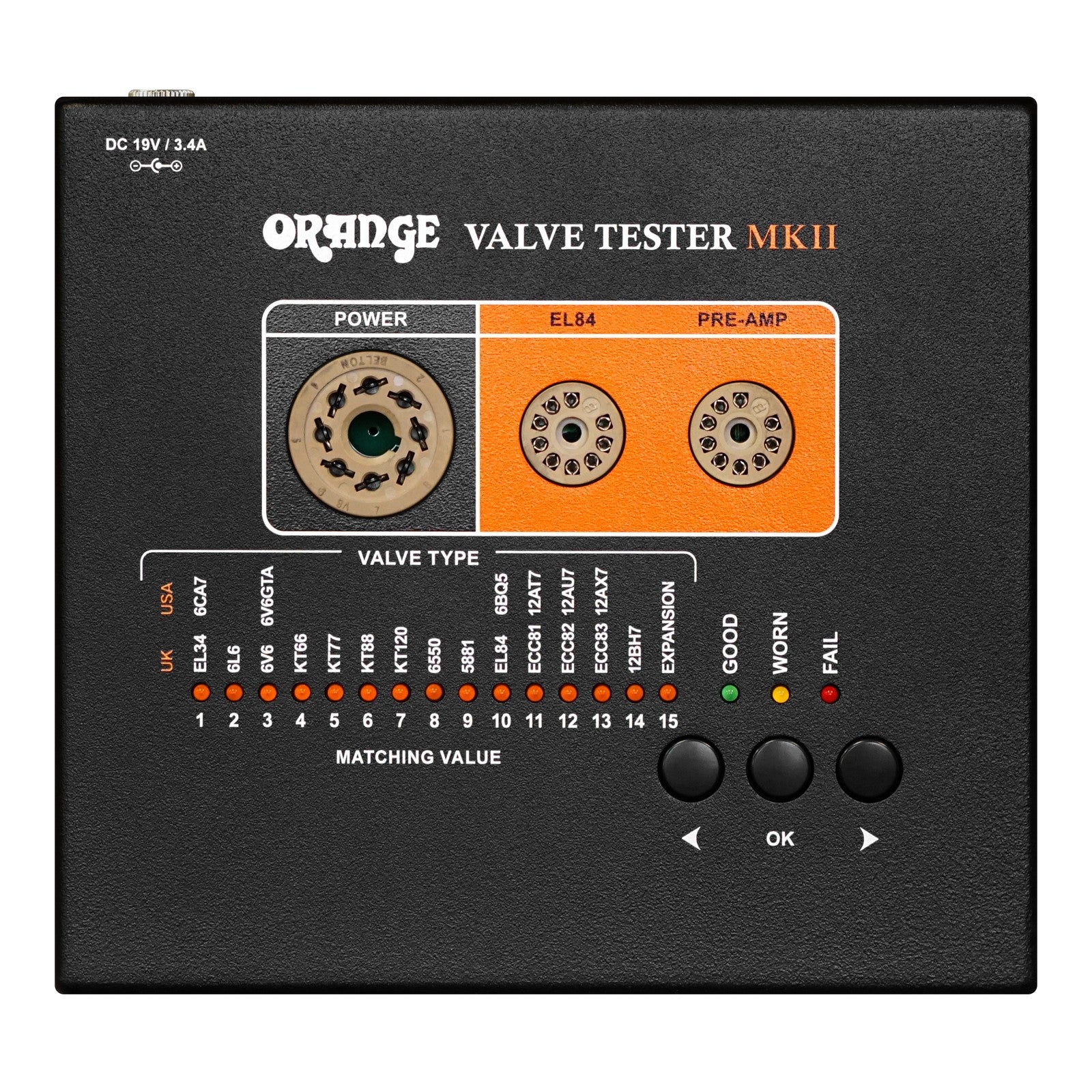 Orange Valve tester mkii