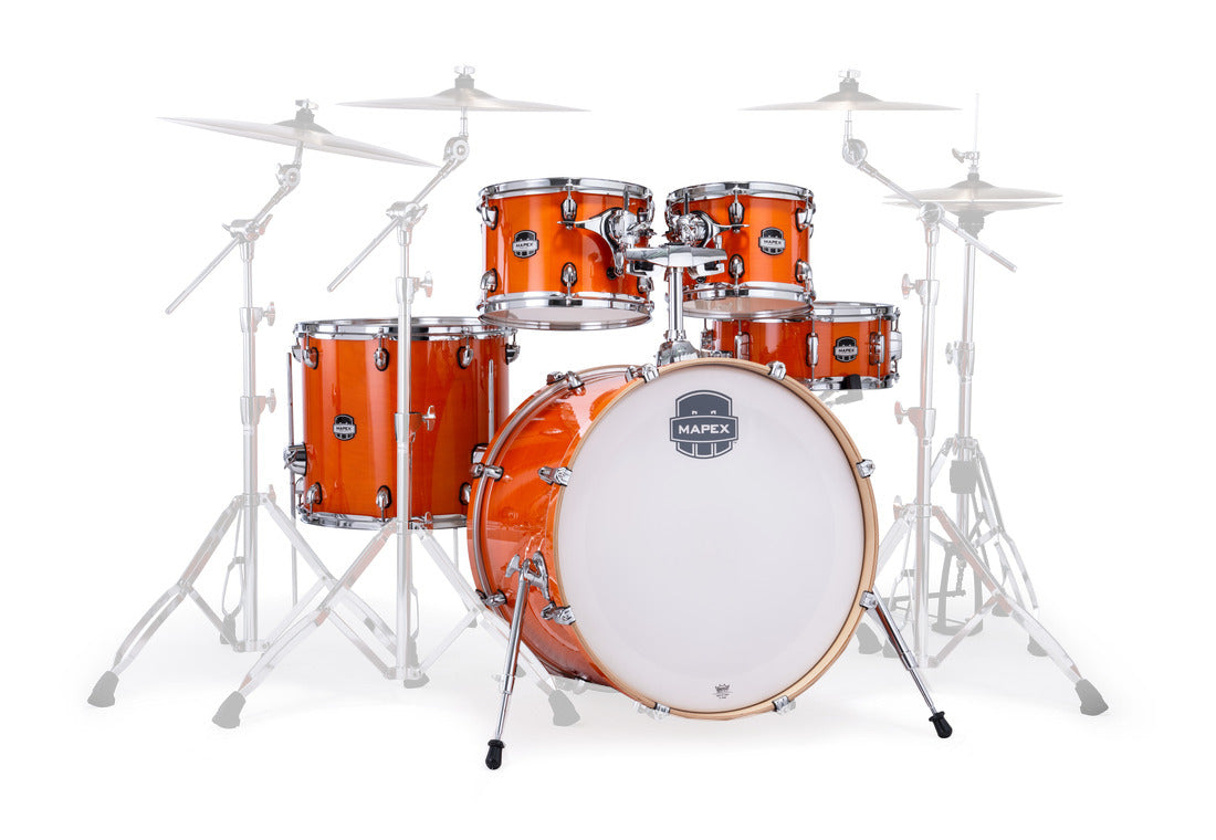 Mapex it Mm529sfog mars maple rock 5 pezzi glossy amber