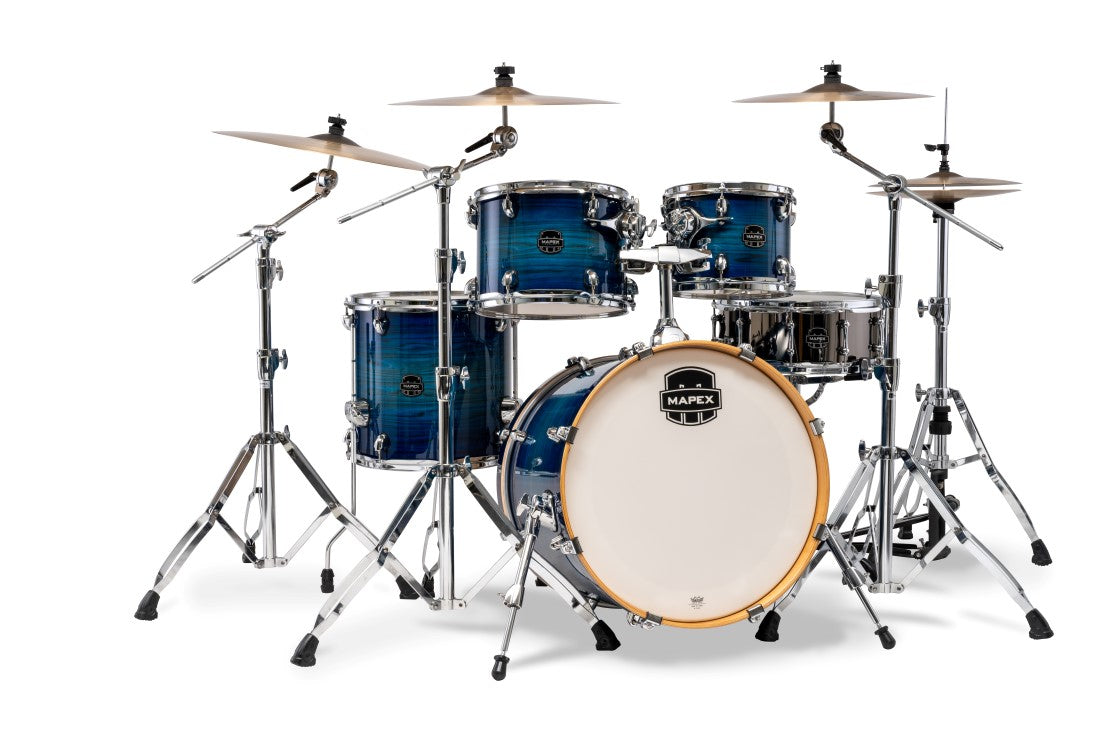 Mapex it Ar504svnj armory rock 5 pezzi blue wave burst