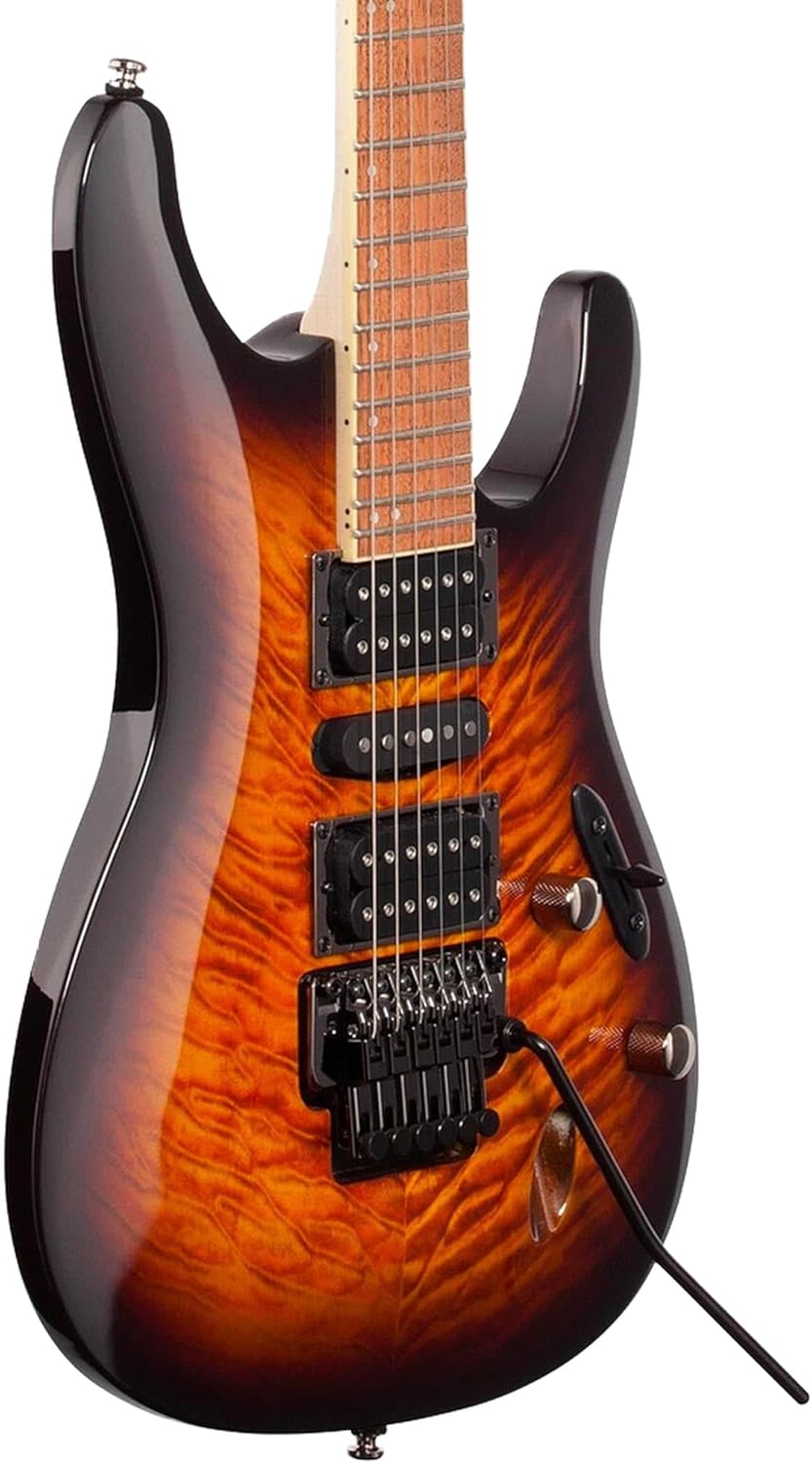 Ibanez S670QM Dragon Eye Burst