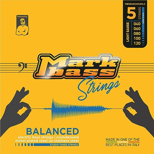Markbass Electric Bass Balanced Nickel 40-120 Long Scale