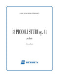 Berben Andersen 18 Piccoli Studi Op. 41 per Flauto (Gazzelloni)