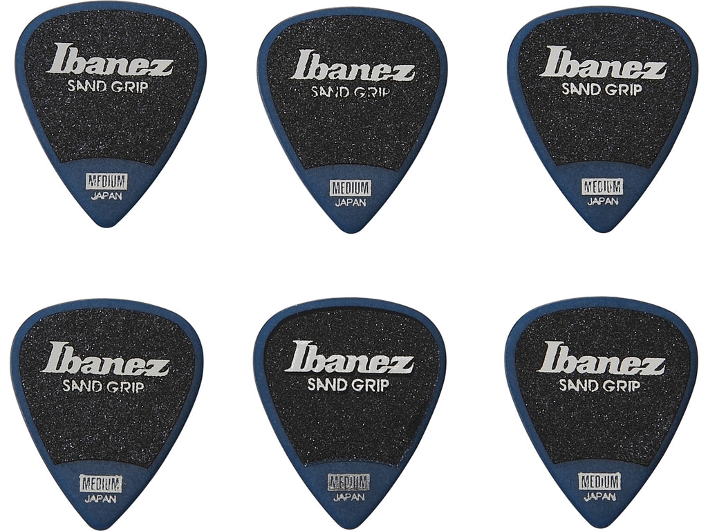 Ibanez Set 6 Plettri Dark Blue Sand Grip