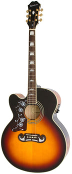 Epiphone Limited Ed. Ej-200Sce Vintage Sunburst Left Hand