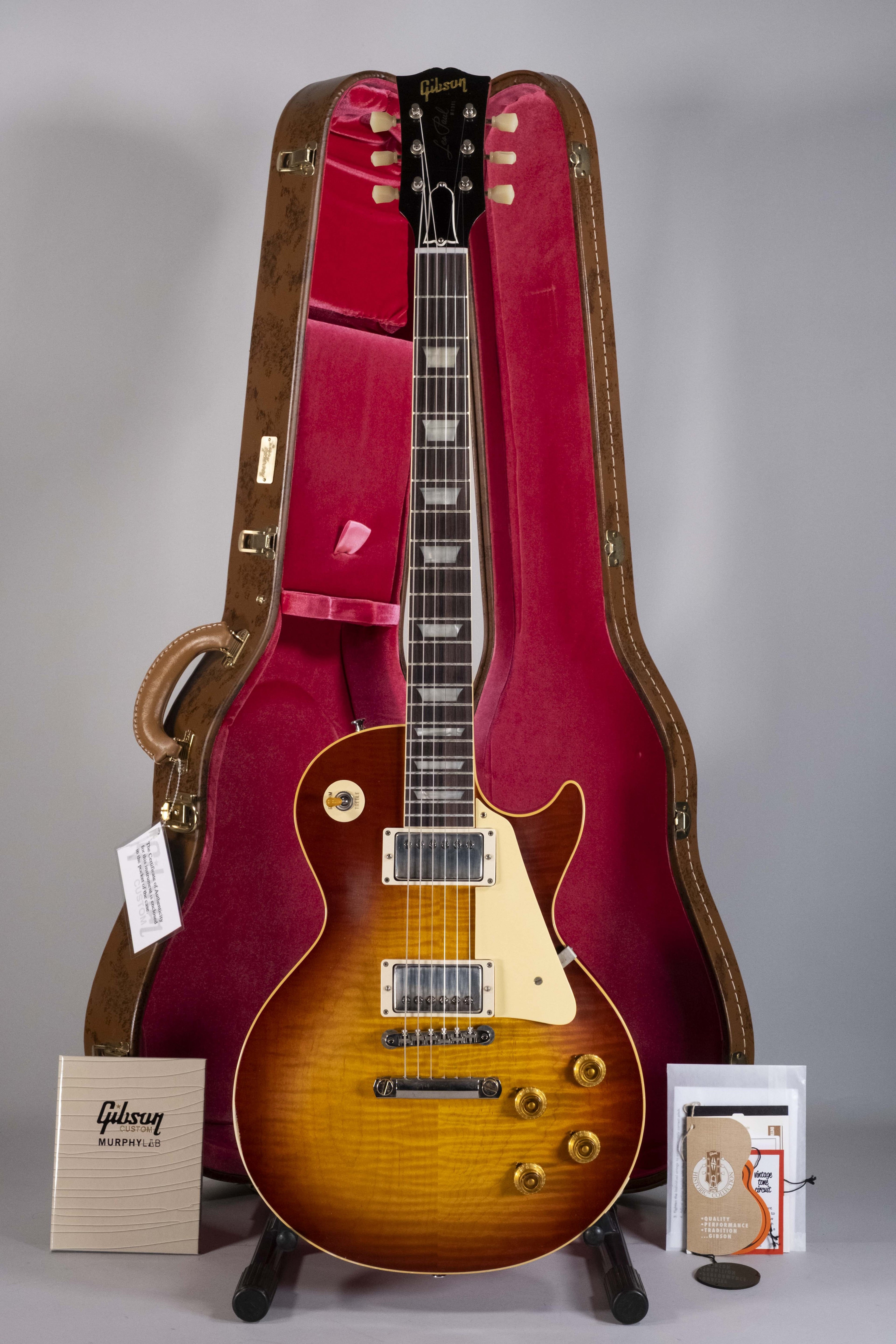 Gibson Custom Shop Murphy Lab 1959 Les Paul Standard Reissue Cherry Tea Burst